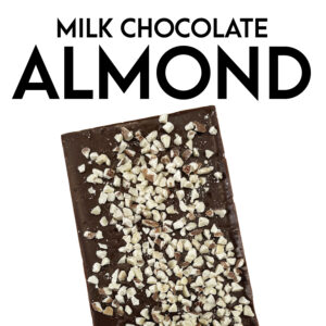 Milk Chocolate Almond Chocolate Bar | Box of 10