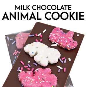 Milk Chocolate Animal Cookie Chocolate Bar | Box of 10