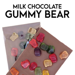 Milk Chocolate Gummy Bear Chocolate Bar | Box of 10