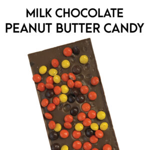 Milk Chocolate Peanut Butter Candies Chocolate Bar | Box of 10
