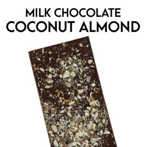 Milk Chocolate Coconut Almond Chocolate Bar | Box of 10