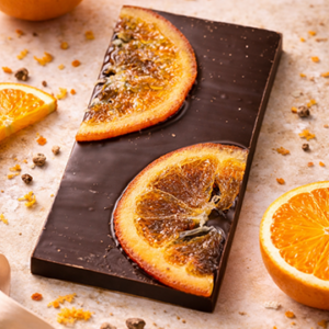 Luxe Chocolate Dark Chocolate Orange Wedge Chocolate Bar | Box of 8